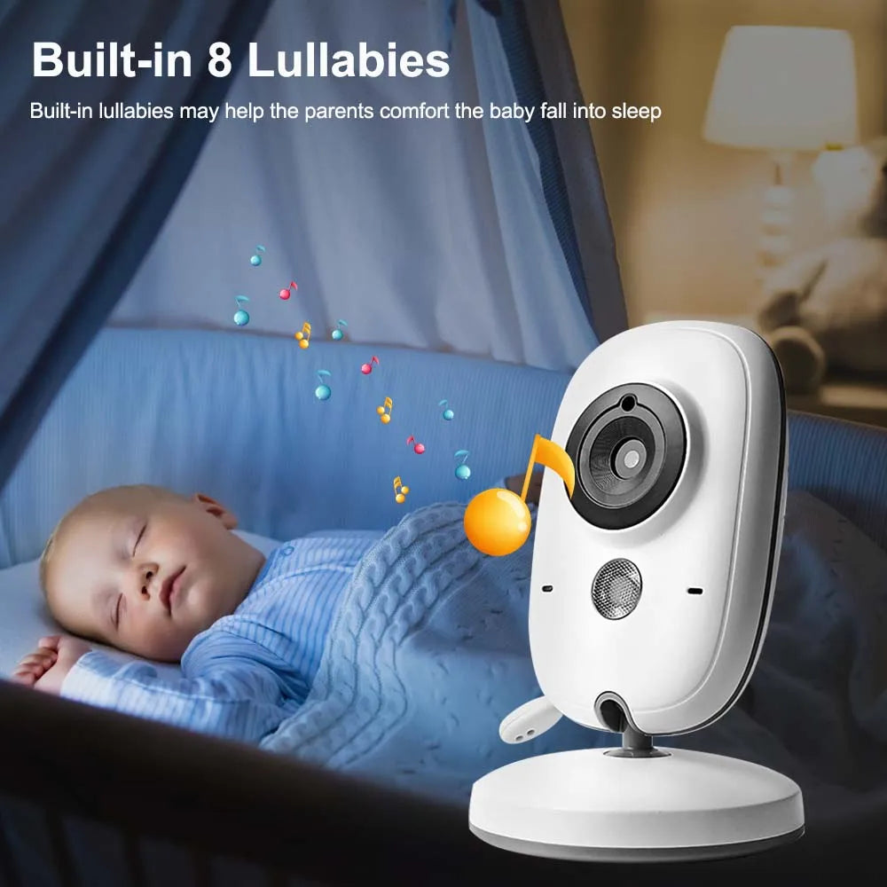 "3.5'' Baby Monitor with Night Vision & 2-Way Talk – Peace of Mind for Parents